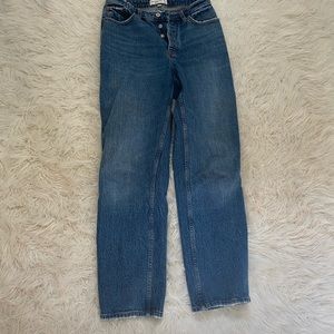Abercrombie & fitch high rise dad jeans size 27/4